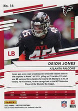 Load image into Gallery viewer, 2022 Panini Prestige Base Deion Jones #14 Atlanta Falcons
