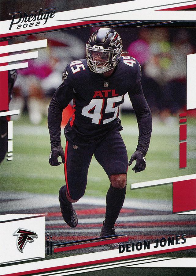 2022 Panini Prestige Base Deion Jones #14 Atlanta Falcons