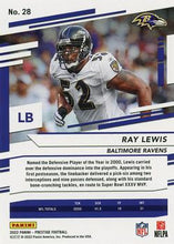 Load image into Gallery viewer, 2022 Panini Prestige Base Ray Lewis #28 Baltimore Ravens
