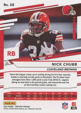 Load image into Gallery viewer, 2022 Panini Prestige Base Nick Chubb #68 Cleveland Browns
