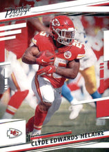Load image into Gallery viewer, 2022 Panini Prestige Base Clyde Edwards-Helaire #142 Kansas City Chiefs

