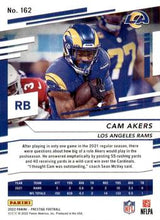 Load image into Gallery viewer, 2022 Panini Prestige Base Cam Akers #162 Los Angeles Rams

