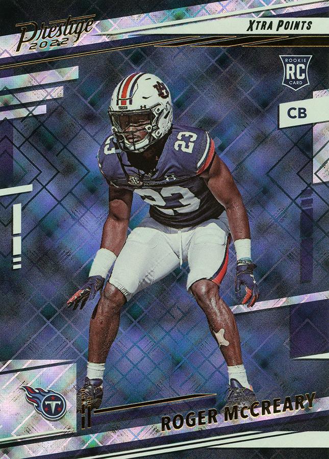 2022 Panini Prestige Rookies Xtra Points Astral Roger McCreary #333 Tennessee Titans