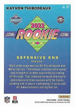 Load image into Gallery viewer, 2022 Panini Score 1992 Throwback Rookie Kayvon Thibodeaux TB7 Oregon Ducks
