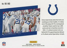 Load image into Gallery viewer, 2022 Panini Score Huddle Up Indianapolis Colts HU-IND Indianapolis Colts
