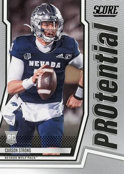 2022 Panini Score Protential Carson Strong P-CS Nevada Wolf Pack