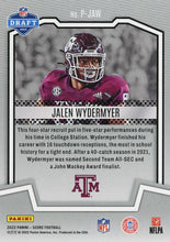 Load image into Gallery viewer, 2022 Panini Score Protential Jalen Wydermyer P-JAW Texas A&amp;M Aggies
