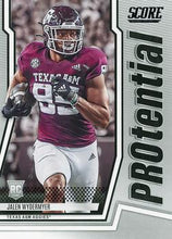 Load image into Gallery viewer, 2022 Panini Score Protential Jalen Wydermyer P-JAW Texas A&amp;M Aggies
