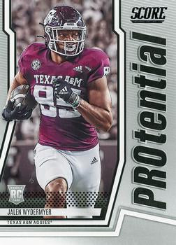 2022 Panini Score Protential Jalen Wydermyer P-JAW Texas A&M Aggies