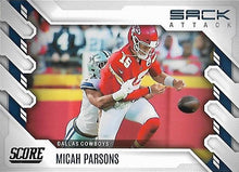 Load image into Gallery viewer, 2022 Panini Score Sack Attack Micah Parsons SA-MP Dallas Cowboys
