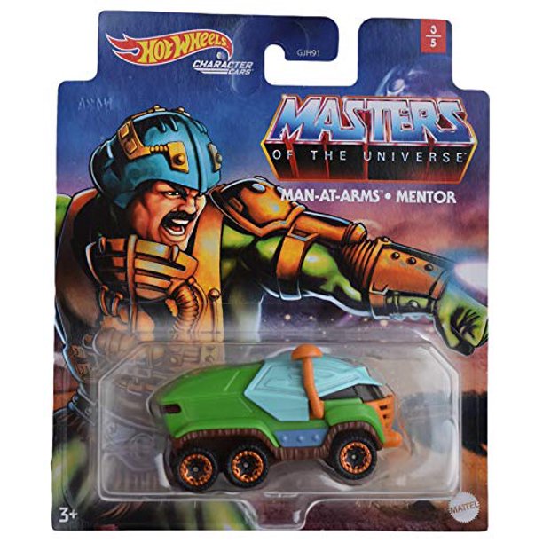 Hot Wheels Man-At-Arms Mentor Master Of The Universe Character Cars 3/5