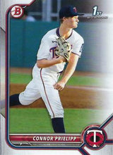 Load image into Gallery viewer, 2022 Bowman Draft Connor Prielipp FBC 1st Bowman BD-8 Minnesota Twins
