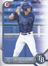 Load image into Gallery viewer, 2022 Bowman Draft Carson Williams BD-14 Tampa Bay Rays
