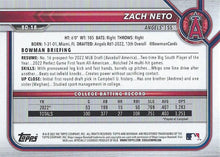 Load image into Gallery viewer, 2022 Bowman Draft Zach Neto FBC 1st Bowman BD-18 Los Angeles Angels
