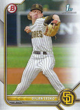 Load image into Gallery viewer, 2022 Bowman Draft Dylan Lesko FBC 1st Bowman BD-27 San Diego Padres

