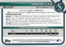 Load image into Gallery viewer, 2022 Bowman Draft Jonatan Clase BD-30 Seattle Mariners
