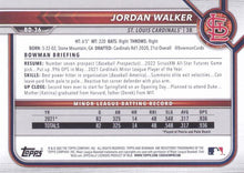 Load image into Gallery viewer, 2022 Bowman Draft Jordan Walker BD-36 St. Louis Cardinals
