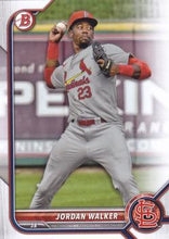 Load image into Gallery viewer, 2022 Bowman Draft Jordan Walker BD-36 St. Louis Cardinals
