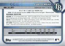Load image into Gallery viewer, 2022 Bowman Draft Curtis Mead BD-38 Tampa Bay Rays
