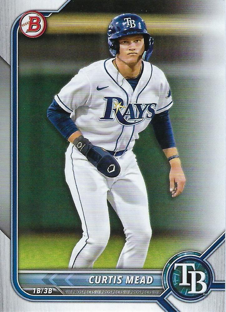 2022 Bowman Draft Curtis Mead BD-38 Tampa Bay Rays