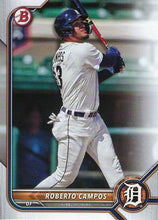Load image into Gallery viewer, 2022 Bowman Draft Roberto Campos BD-39 Detroit Tigers

