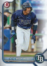 Load image into Gallery viewer, 2022 Bowman Draft Willy Vasquez BD-40 Tampa Bay Rays
