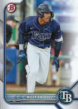 2022 Bowman Draft Willy Vasquez BD-40 Tampa Bay Rays