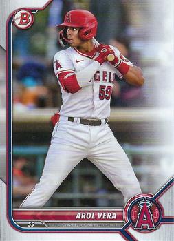 2022 Bowman Draft Arol Vera BD-46 Los Angeles Angels