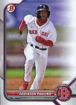 2022 Bowman Draft Eddinson Paulino BD-62 Boston Red Sox