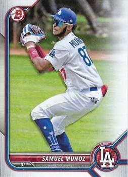 2022 Bowman Draft Samuel Munoz BD-63 Los Angeles Dodgers