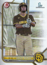 Load image into Gallery viewer, 2022 Bowman Draft Jakob Marsee FBC 1st Bowman BD-73 San Diego Padres
