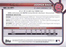 Load image into Gallery viewer, 2022 Bowman Draft Joshua Baez BD-76 St. Louis Cardinals
