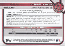 Load image into Gallery viewer, 2022 Bowman Draft Jordan Lawlar BD-78 Arizona Diamondbacks
