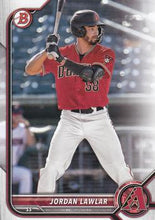 Load image into Gallery viewer, 2022 Bowman Draft Jordan Lawlar BD-78 Arizona Diamondbacks
