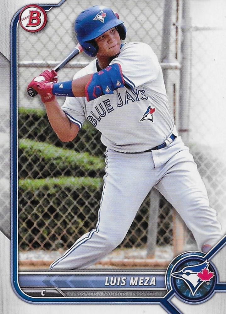 2022 Bowman Draft Luis Meza BD-89 Toronto Blue Jays