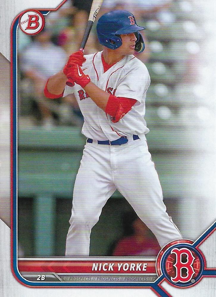 2022 Bowman Draft Nick Yorke BD-94 Boston Red Sox