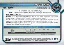 Load image into Gallery viewer, 2022 Bowman Draft Yiddi Cappe BD-96 Miami Marlins
