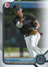 Load image into Gallery viewer, 2022 Bowman Draft Yiddi Cappe BD-96 Miami Marlins
