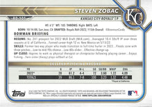 Load image into Gallery viewer, 2022 Bowman Draft Steven Zobac BD-101 Kansas City Royals
