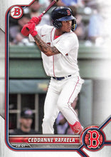 Load image into Gallery viewer, 2022 Bowman Draft Ceddanne Rafaela BD-104 Boston Red Sox
