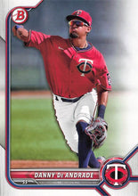 Load image into Gallery viewer, 2022 Bowman Draft Danny De Andrade BD-107 Minnesota Twins
