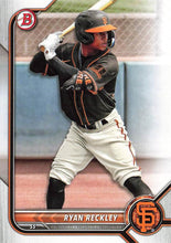 Load image into Gallery viewer, 2022 Bowman Draft Ryan Reckley BD-108 San Francisco Giants

