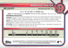 Load image into Gallery viewer, 2022 Bowman Draft Marcelo Mayer BD-123 Boston Red Sox
