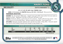 Load image into Gallery viewer, 2022 Bowman Draft Harry Ford BD-137 Seattle Mariners
