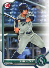 Load image into Gallery viewer, 2022 Bowman Draft Harry Ford BD-137 Seattle Mariners
