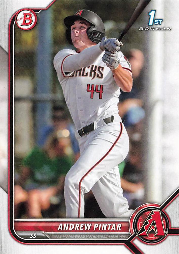 2022 Bowman Draft Andrew Pintar FBC  BD-138 Arizona Diamondbacks