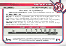 Load image into Gallery viewer, 2022 Bowman Draft Brady House BD-144 Washington Nationals
