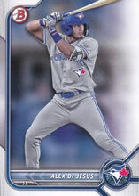 Load image into Gallery viewer, 2022 Bowman Draft Alex De Jesus BD-147 Toronto Blue Jays
