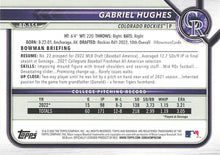 Load image into Gallery viewer, 2022 Bowman Draft Gabriel Hughes FBC 1st Bowman BD-151 Colorado Rockies
