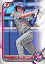 Load image into Gallery viewer, 2022 Bowman Draft James Triantos BD-166 Chicago Cubs
